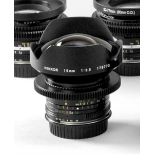 Nikon, (Duclos Cine-Mod) Nikkor 15mm AI-S f/3.5 Lens (EF)
