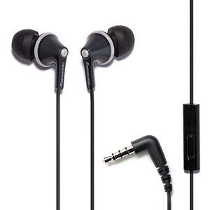 Panasonic, ErgoFit Wired Earbuds, In-Ear Headphones with Microphone and Call Controller