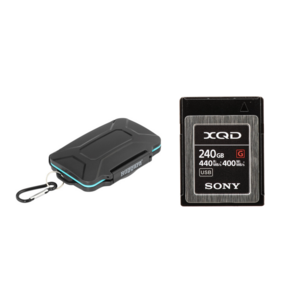 Sony, XQD G Series Memory Card (240GB) + Case