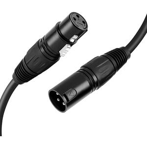 Generic, Standard XLR Male to Female Cable (20ft, Black)