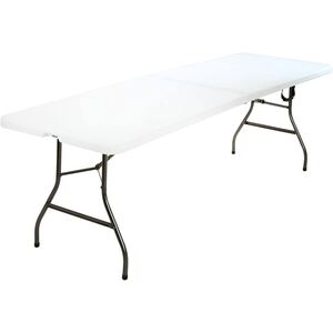 Cosco, Centerfold Folding Table - White (8')
