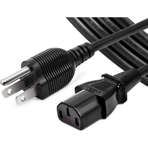 Generic, 3-Prong Universal Power Cable - IEC320 C13 (10')