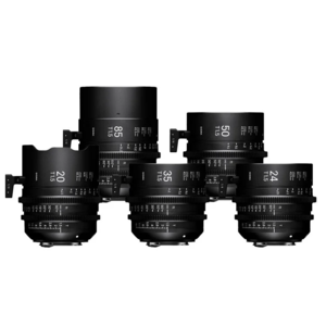 Sigma, FF High Speed Cine Prime 5-Lens Set (PL) - 120/24/35/50/85mm