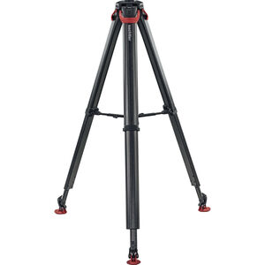Sachtler, Flowtech 75 MS Carbon Fiber Tripod with Mid-Level Spreader and Rubber Feet