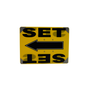 Generic, "Set" Directional Sign