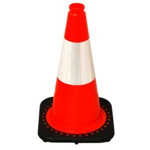 JBC Safety Plastics, 18in Traffic Cone (Orange)