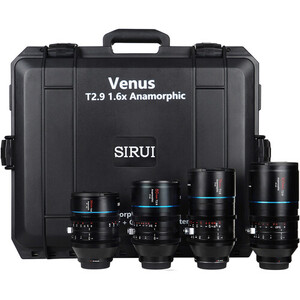 SIRUI, Venus T2.9 1.6x Full-Frame Anamorphic 4-Lens Set 35/50/75/100mm (Sony E)