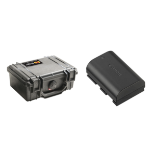 Canon, LP-E6 Li-Ion Battery (7.2V, 1800mAh) + Case