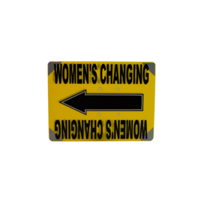 Generic, "Women's Changing" Directional Sign 