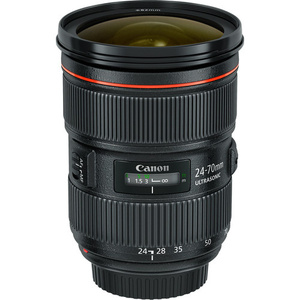 Canon, 24-70mm f/2.8L  II USM EF Mount Lens + Case