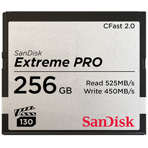 SanDisk, Extreme Pro CFast 2.0 Memory Card (256GB)